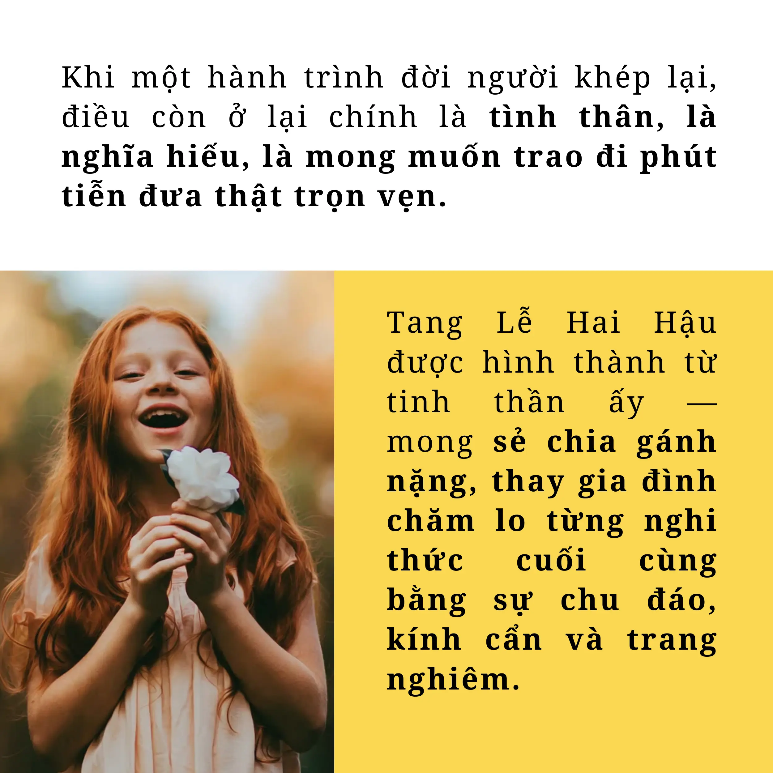 tang lễ hai hậu giới thiệu